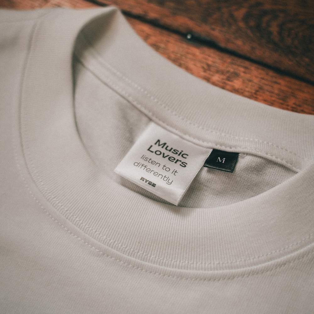 T-shirt vinyl buff blue
