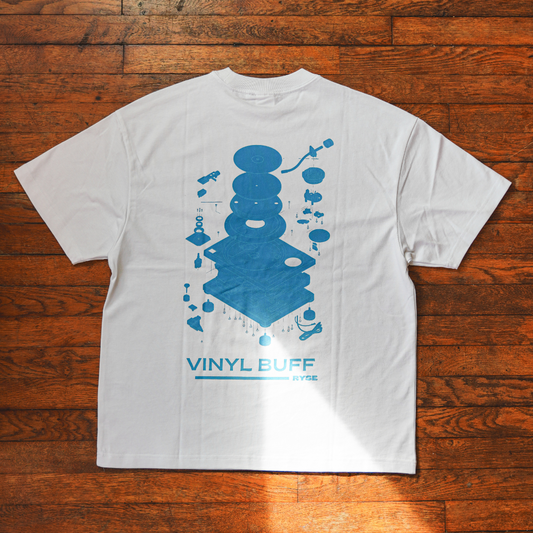 Tee vinyl buff blue