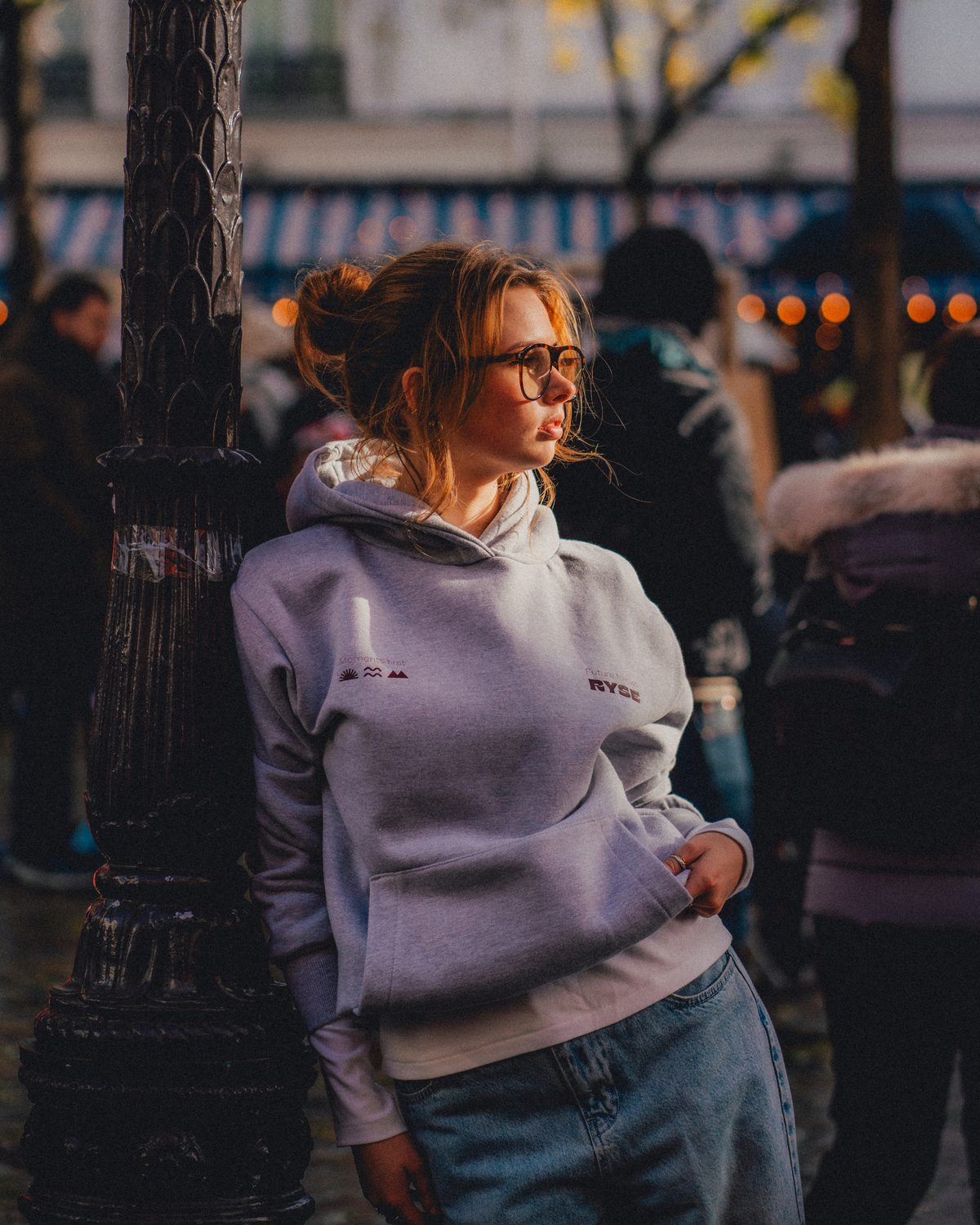 Hoodie Paris - Rouge