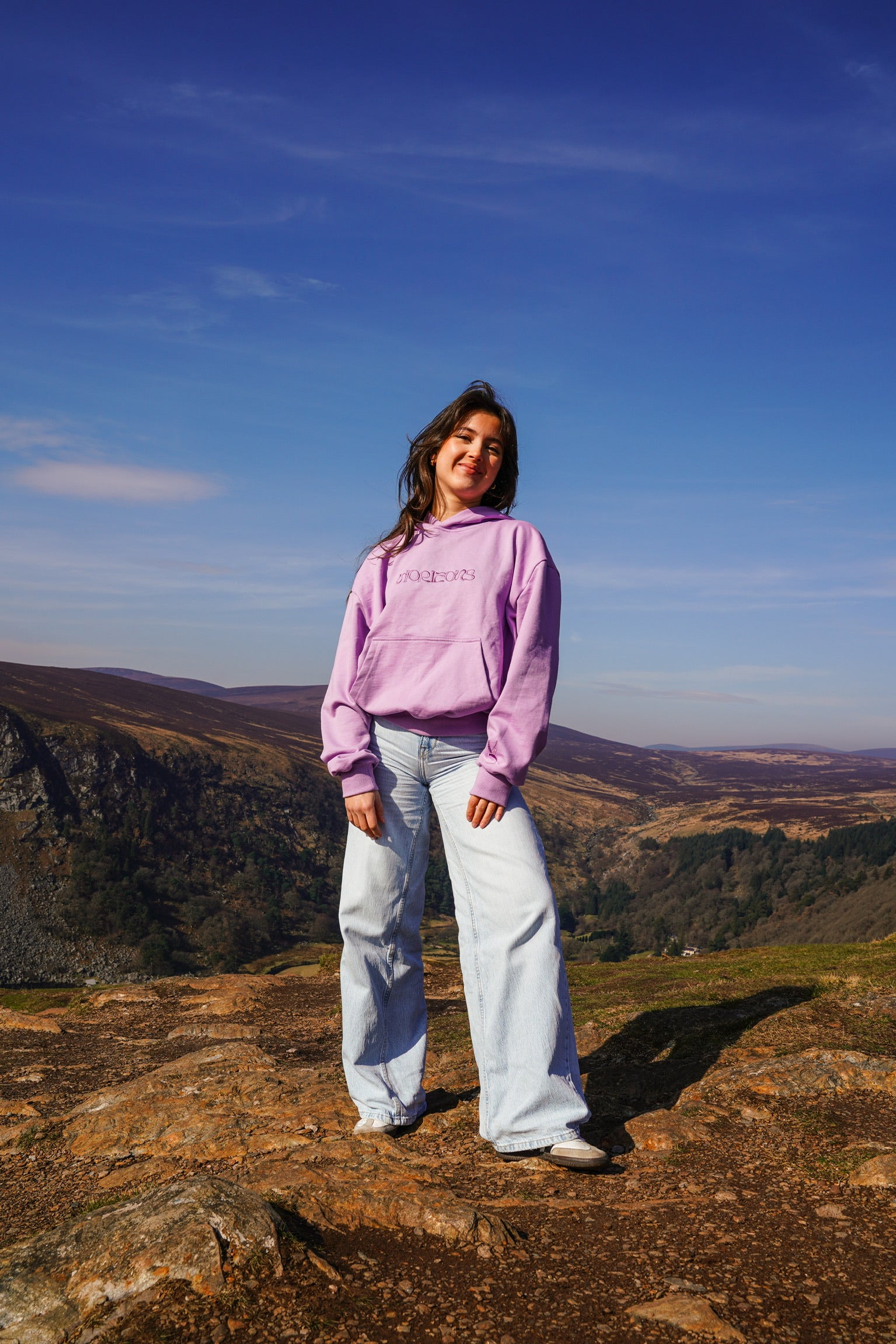 Hoodie Horizons violet