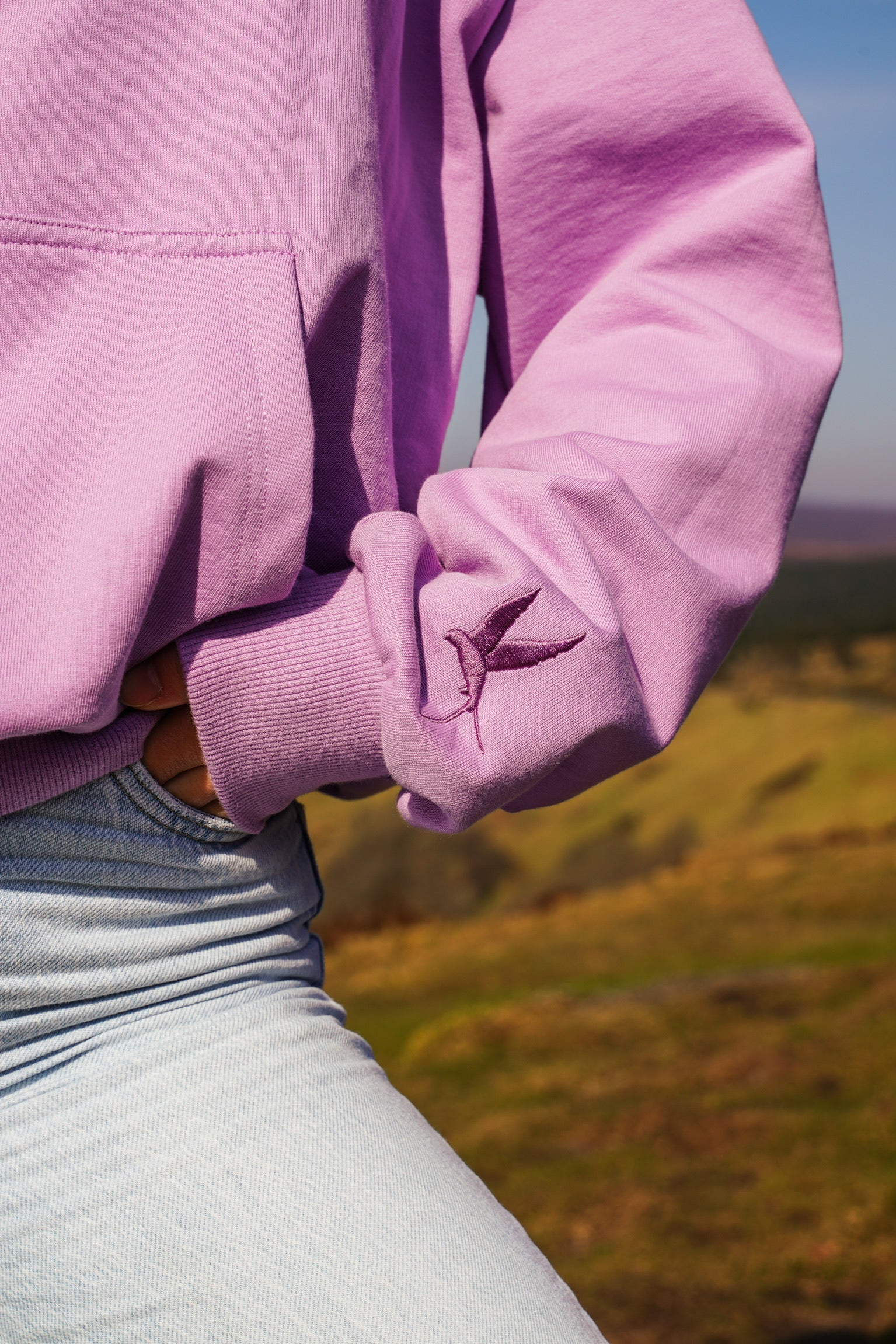 Hoodie Horizons violet