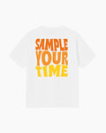 T-shirt sample your time orange