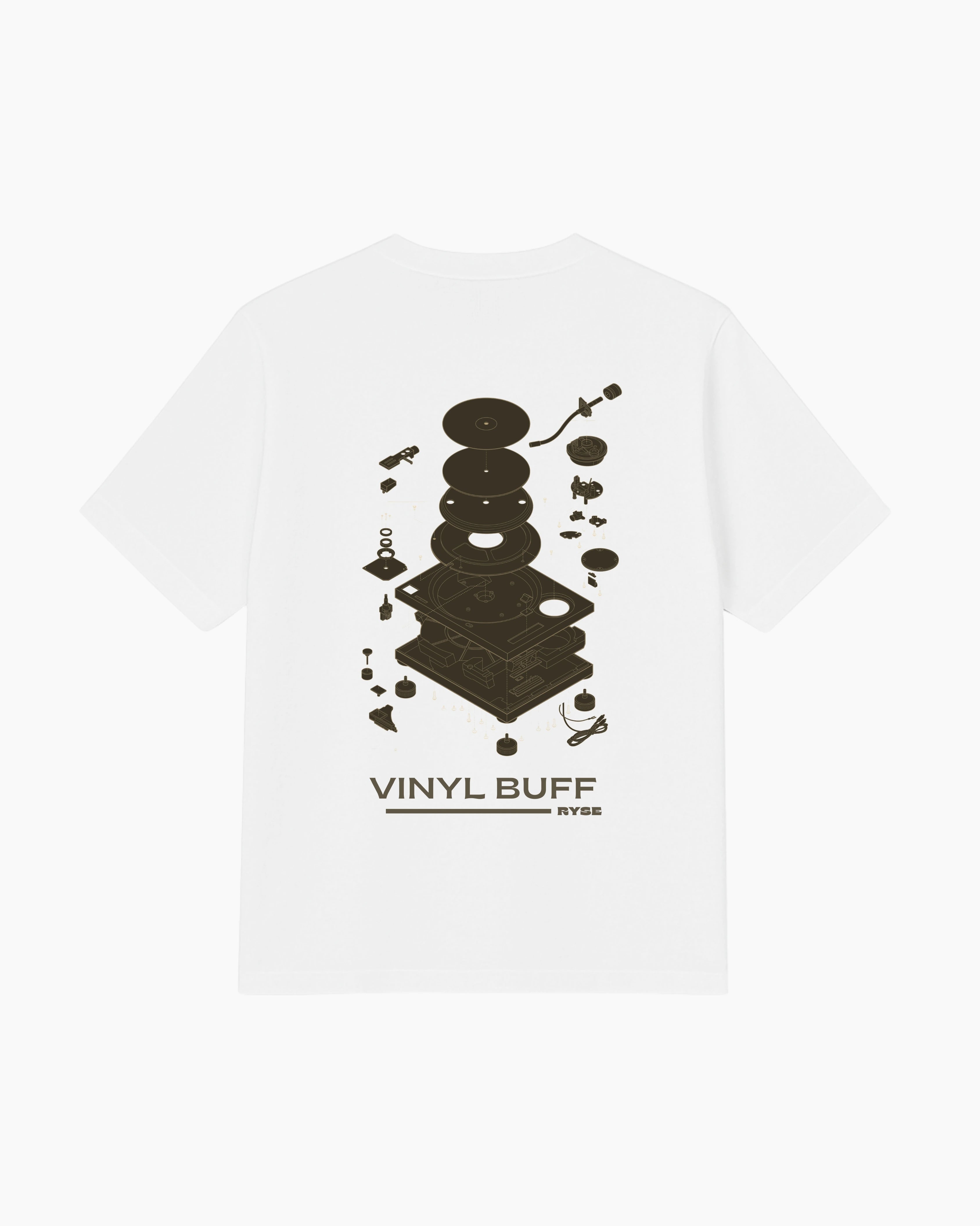 T-shirt vinyl buff brown