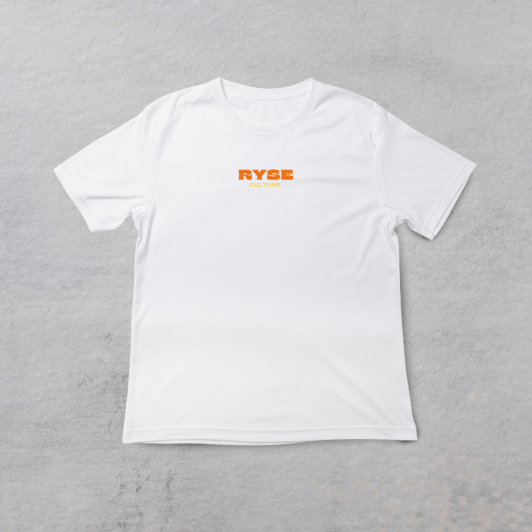 T-shirt sample your time orange